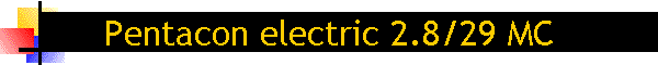 Pentacon electric 2.8/29 MC