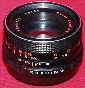 Pentacon electric 1.8/50 MC old version